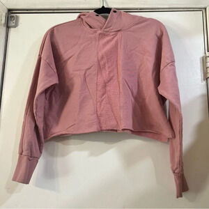 Daniel Patrick Classic Road Hoodie Cropped Sweater Hooded Pink S Celebrity Fav